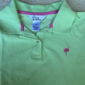 Bright Green Lilly Pulitzer Polo